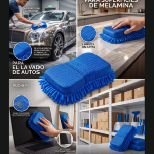 ESPONJA AZUL PARA LAVAR AUTOS