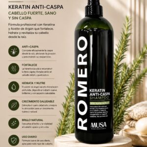 ▶️ SHAMPOO ROMERO MUSA PROFESIONAL 500 ML