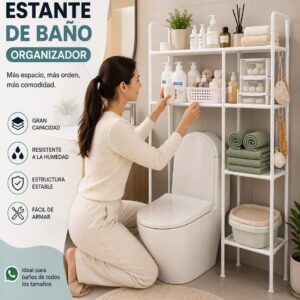ESTANTE DE BAÑO ORGANIZADOR
