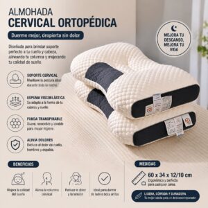 ALMOHADA CERVICAL ORTOPÉDICA