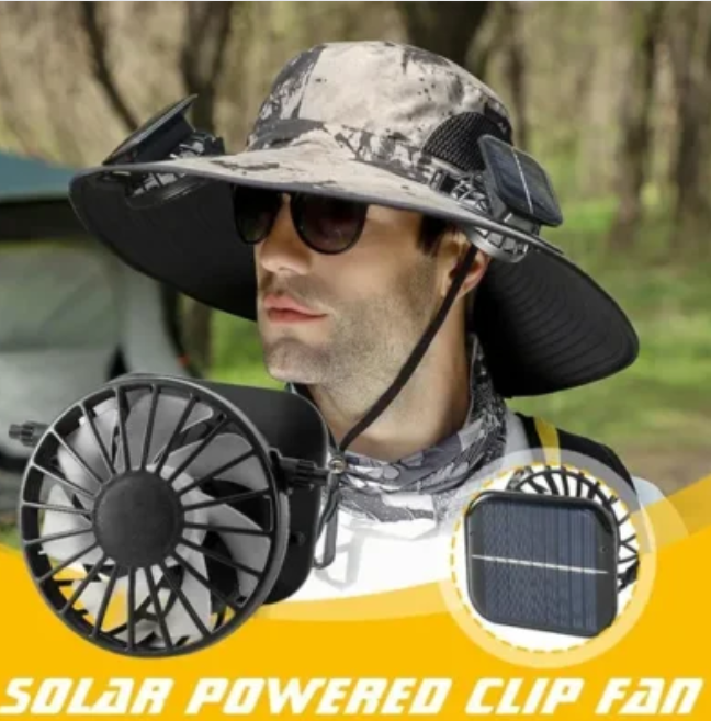 Sombrero con ventilador