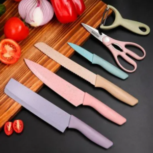 Kit de cuchillos pastel recubrimiento cerámica