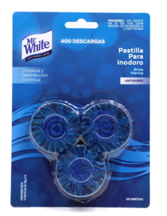 PASTILLA AZUL DE LIMPIEZA PARA INODORO