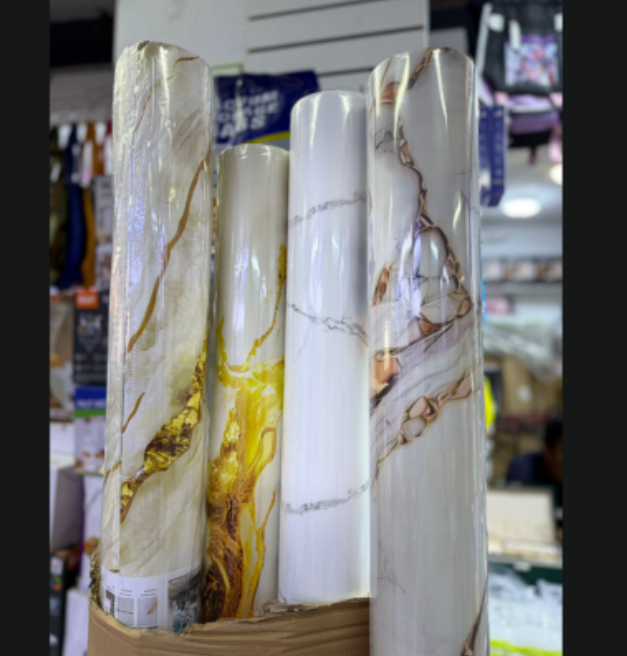 Papel tipo mármol adhesivo premium 120cm x 3 metros