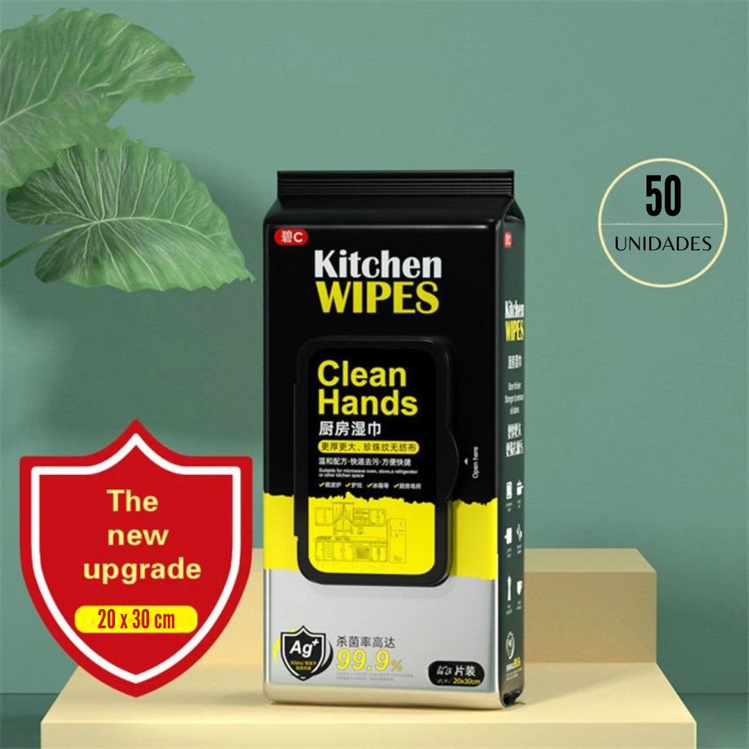 TOALLITAS HUMEDAS DE COCINA 50U
