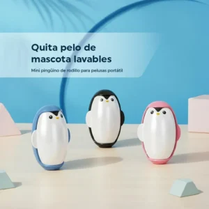 Rodillo pingüino quita pelusa