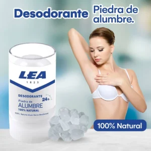 Desodorante piedra alumbre lea