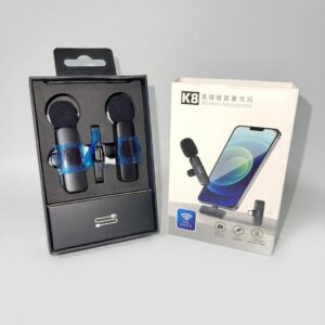 KIT DE 2 MICRÓFONO INALÁMBRICO K8