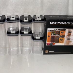 SET DE 7 CONTENEDORES ACRILICOS