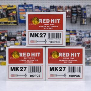 🔩 CAJA DE CLAVOS - RED HIT MK27💥  100 UND