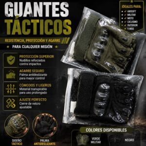 ¡GUANTES TÁCTICOS PARA CUALQUIER MISIÓN