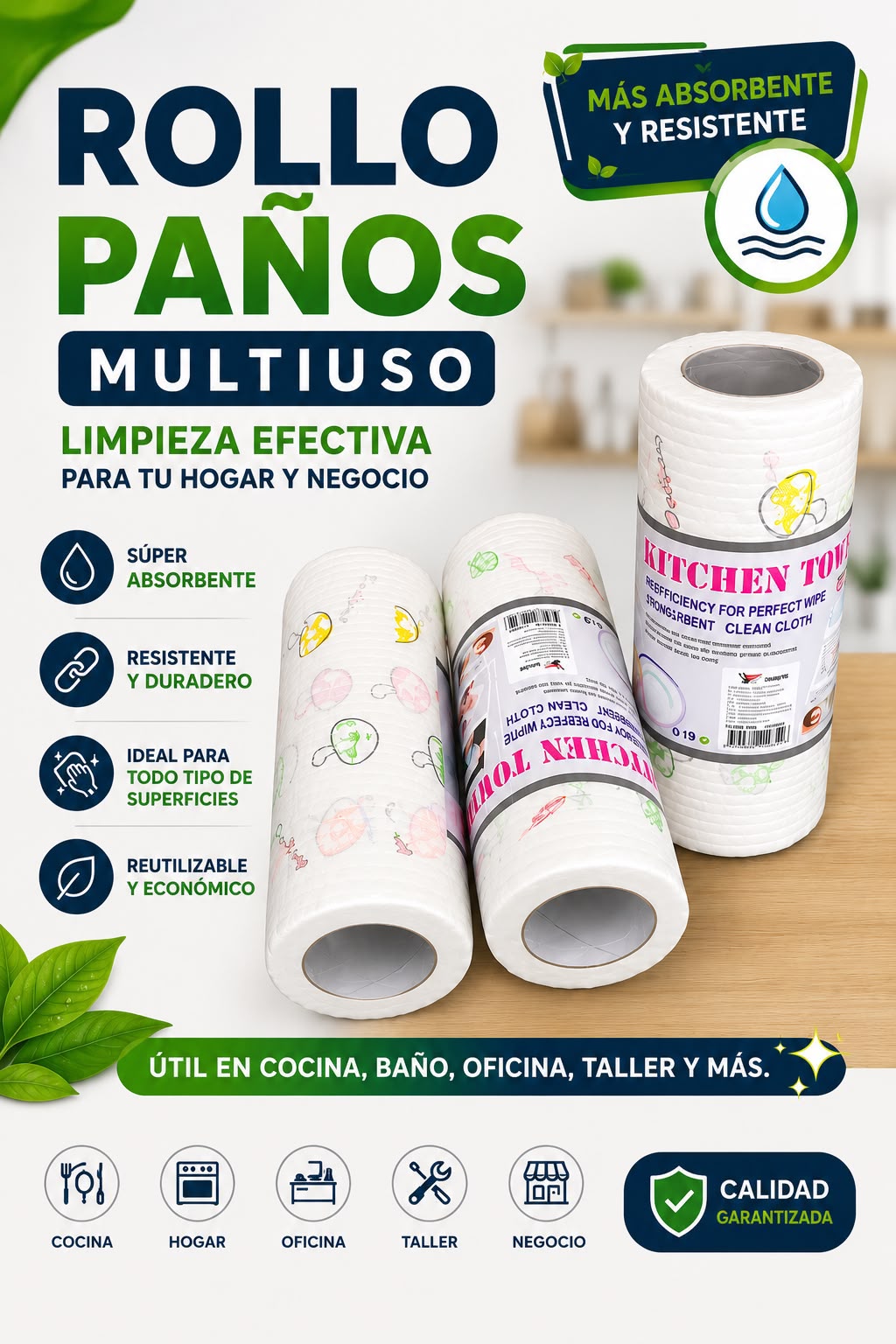 rollo paño multiusos