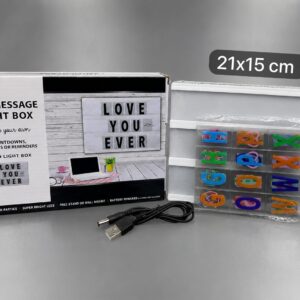 MINI PIZARRA LED DECORATIVA