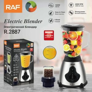 LICUADORA DE VIDRIO 2EN1 RAF