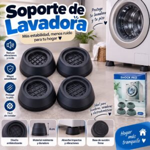 Soporte para lavadora pack x4