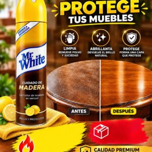 Mr. White Cuidado de Madera