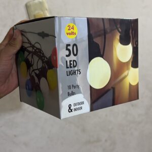 GUIRNALDA LED DE 5 METROS AMBAR