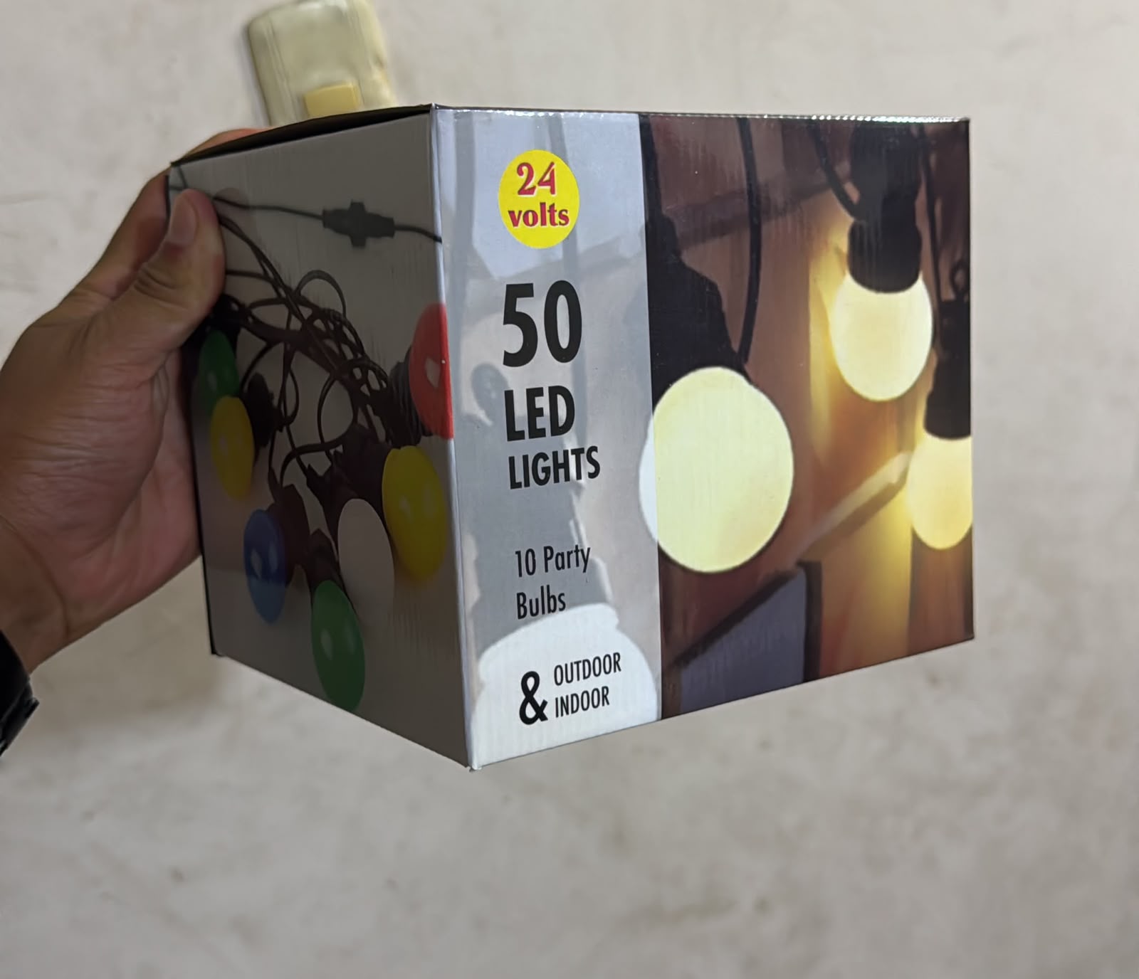 GUIRNALDA LED DE 5 METROS AMBAR
