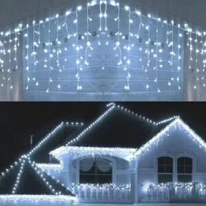 CASCADITA CON PANEL SOLAR BLANCO