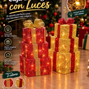 Cajas de Regalo con Luces LED