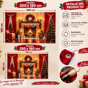 ▶️ FONDO DE PARED NAVIDEÑO