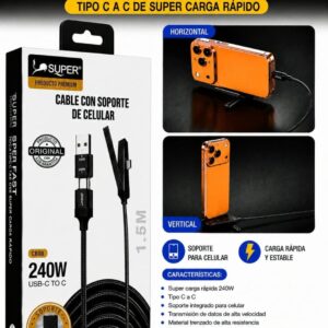 CABLE CON SOPORTE CB08