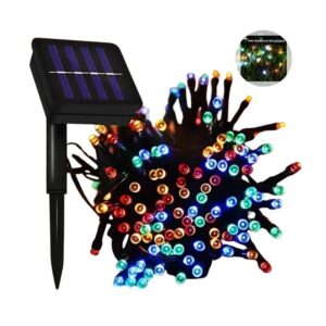 LUCES AMBAR SOLAR 10 METROS