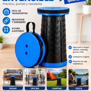 BANCO PLEGABLE RETRACTIL PORTÁTIL