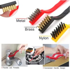 PACK  x3 DE CEPILLOS DE LIMPIEZA PARA COCINA