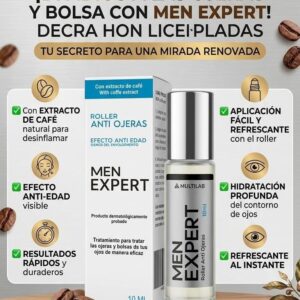 ROLL ON MEN EXPERT PARA OJERAS