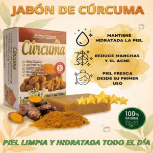 ¡JABÓN DE CÚRCUMA! 🔥✨🧡