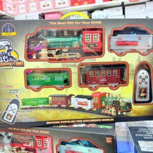 TREN NAVIDEÑO  BOTA HUMO A CONTROL REMOTO